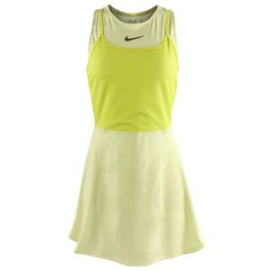 Nike Court Slam Melbourne Dress Women's Size XS Luminous Green/High Voltage